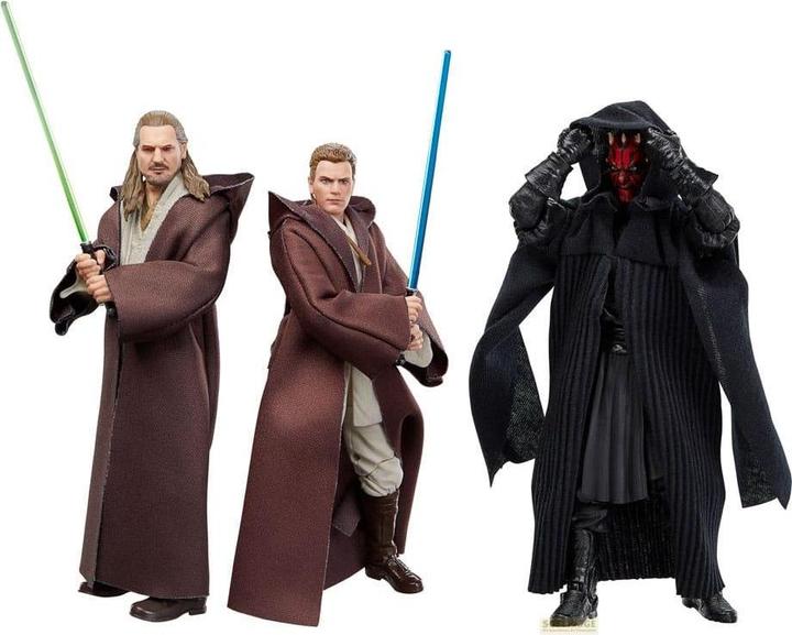 Produktbild Hasbro Star Wars Episode I Black Series  3er-Pack Qui-Gon Jinn, Darth Maul, Obi-Wan Kenobi