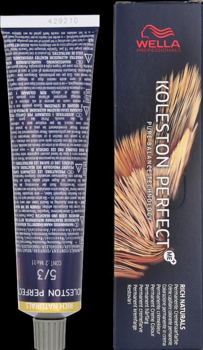 Actual product image Wella Koleston Perfect Me+ (5/3 light brown gold)