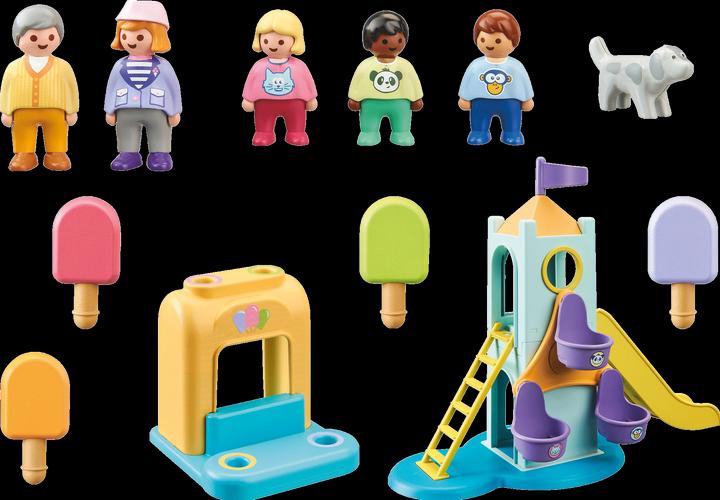 Actual product image Playmobil Adventure tower with ice cream stand (71326, Playmobil 1.2.3)
