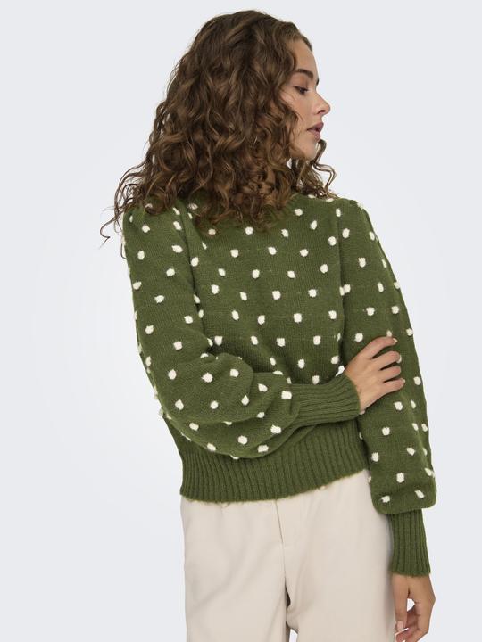 Produktbild JdY Normal geschnitten Hoch geschlossen Lange Bündchen Puffärmel Pullover Strickpullover (XXL)