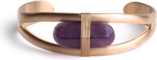 Produktbild Didyma Armband Stahl - Naturstein Amethyst - Grösse XS (Edelstahl 316L)