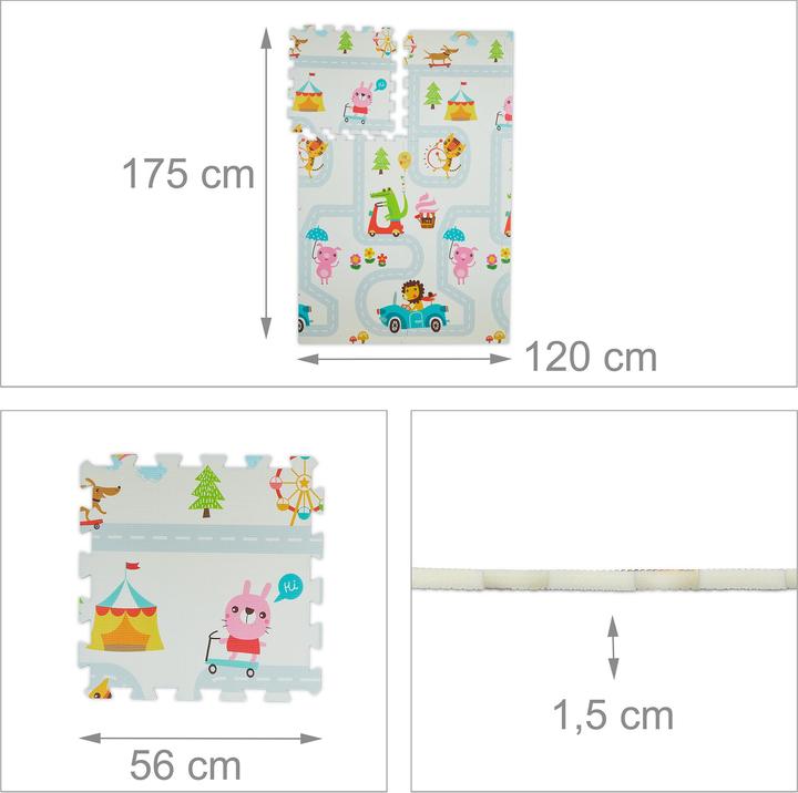 Actual product image Relaxdays Jigsaw puzzle mat (120 x 175 x 1.5 cm)