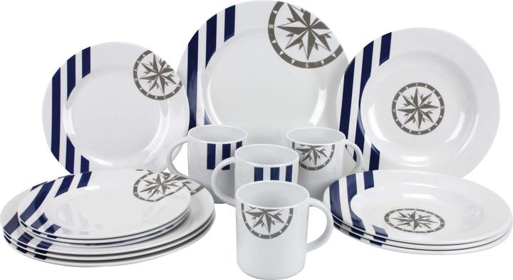 Immagine prodotto Plastimo Set di stoviglie Marina, 16 pezzi