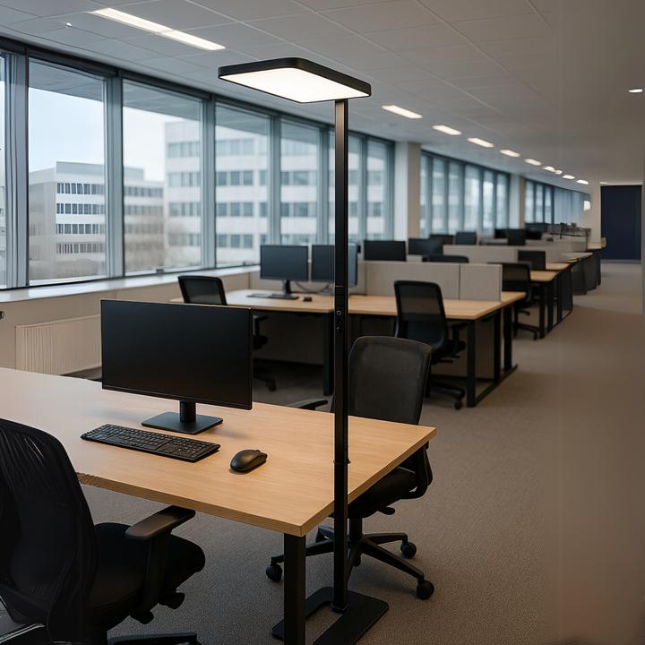 Immagine prodotto Luxula LED Büro-Stehleuchte, Up/Down, schwarz (7000 lm)