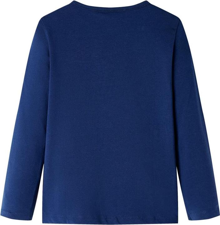 Produktbild VidaXL Kinder-Langarmshirt Marineblau 116,Material: 95 % Baumwolle (116)