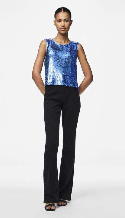 Actual product image Pieces PCROME top without sleeves (XS)