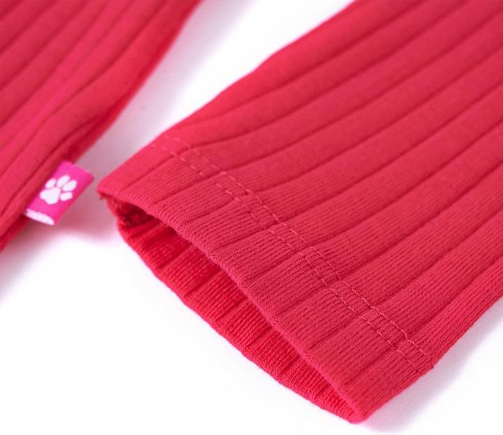 Actual product image VidaXL Children's long-sleeved shirt bright pink 128,Material: 95 % cotton (128)