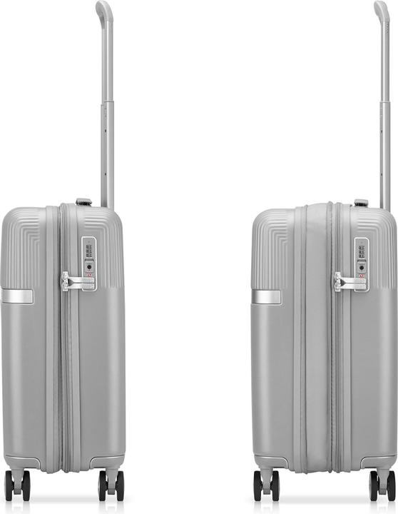 Image du produit Roncato Airglam 4 roues trolley cabine S 55 cm avec soufflet d'extension (45 l, Bagage à main (jusqu'à 50l))