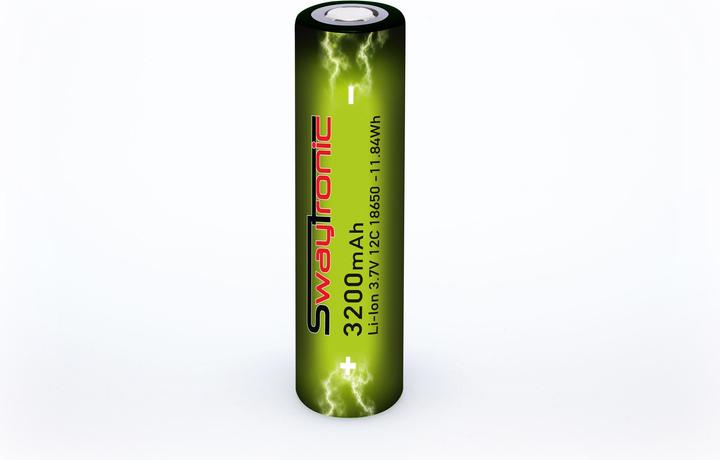 Produktbild Swaytronic Li-Ion 18650 3200mAh 12C (3200 mAh, Ladegerät ohne Akku)