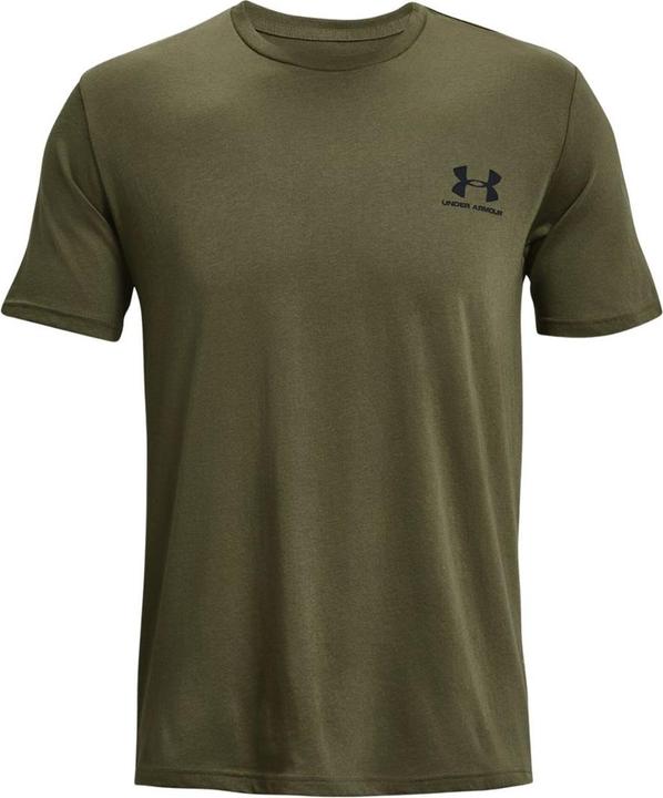 Under Armour Herren Sportstyle Left Chest SS T-Shirt Khaki 1326799 390 (S) (S)
