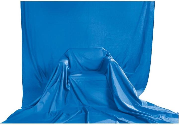 Immagine prodotto Hama Sfondo Bluescreen, tessuto, 2,95 x 6 m, blu reale (295 cm, 600 cm)