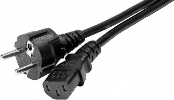 Immagine prodotto Tecline Cavo di collegamento alla rete, spina Schuko diretta alla presa IEC, nero, 1,8 m Cavo di (1.80 m)