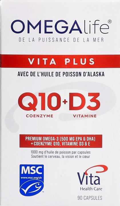 Energie-Label Omega-Life OMEGA Life Vita Plus Kaps Ds 90 (90 Stück, Kapseln, 202 g)