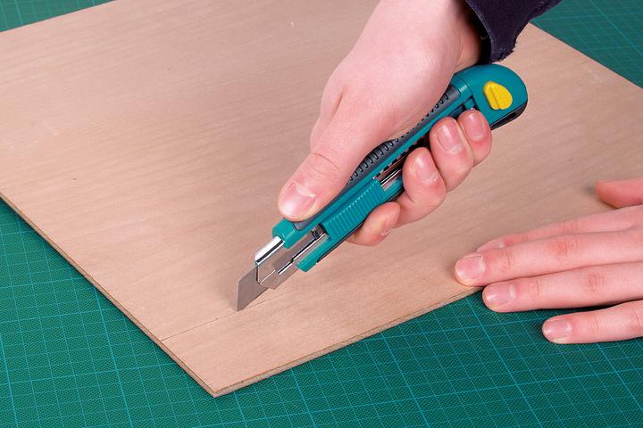 Immagine prodotto wolfcraft wolfcraft 1 Abbrechklingenmesser 2K, 18 mm (Taglierini)