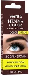 Produktbild Venita VENITA Henna Color Cream henna do brwi i rzęs w kremie 3.0 Dark Brown 30g (3.0 Dark Brown)