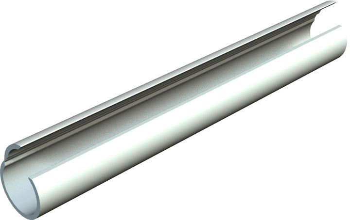 OBO Bettermann Quick-Pipe type 2953, M20, longueur 2 m, gris clair (200 cm)