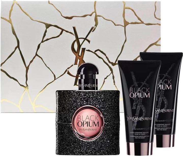 Produktbild Yves Saint Laurent Black Opium 50ml Bodyset Black Opium 50ml + 2x Black Opium Body Lotion (Körperpflegeset)