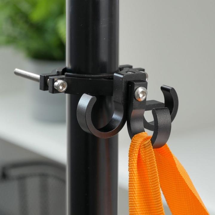 Produktbild OEM Bicycle accessory Hook for shopping with three loops for bike / scooter aluminum FS366-001 black