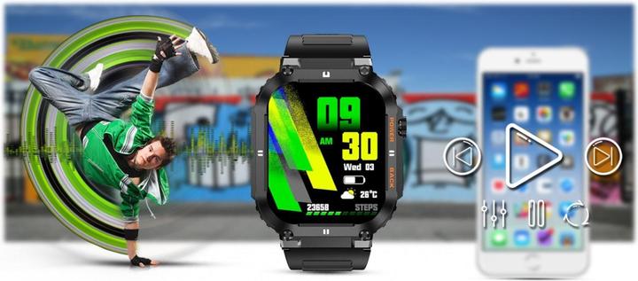 Immagine prodotto Gravity SMARTWATCH MĘSKI GT6-1 - WYKONYWANIE POŁĄCZEŃ, MONITOR SNU (sg020a)