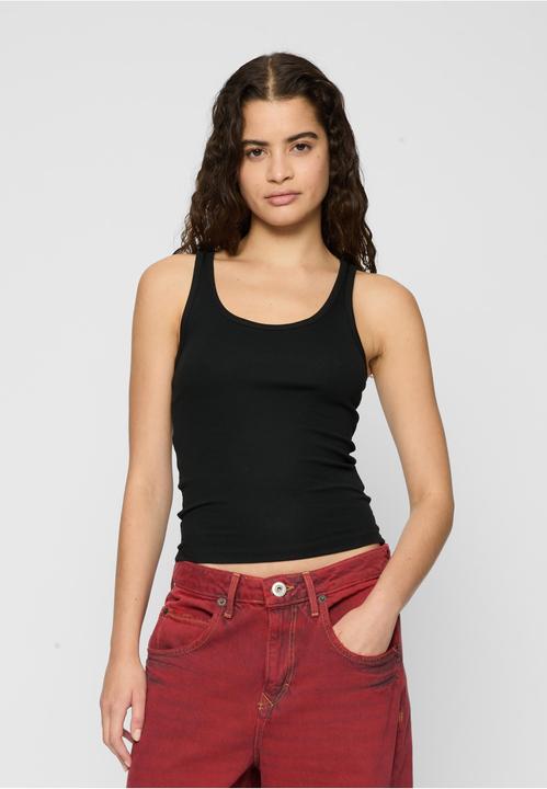 Actual product image Urban Classics Ladies Organic Basic Rib Top 2-Pack - 166867 (5XL)