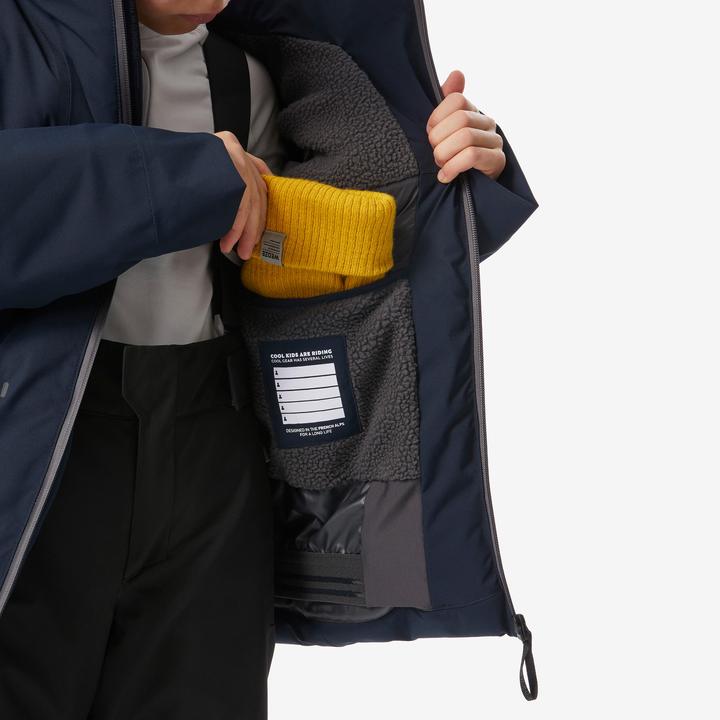 Immagine prodotto Wedze Giacca da sci per bambini imbottita, calda e impermeabile - 500 blu (128)