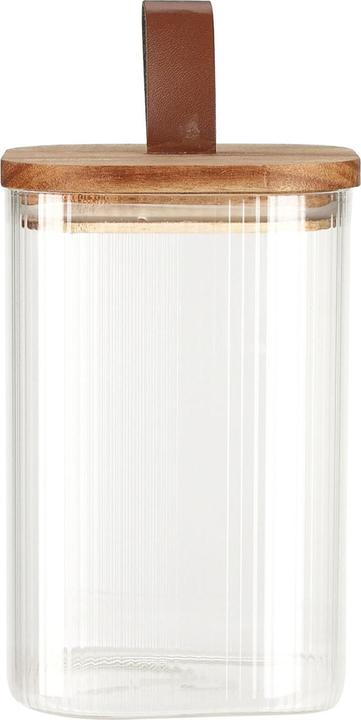 Produktbild Excellent Houseware 4er-Set Vorratsgläser mit Akazienholzdeckel, 750, 1150,1500, 1900 ml (1.90 l)