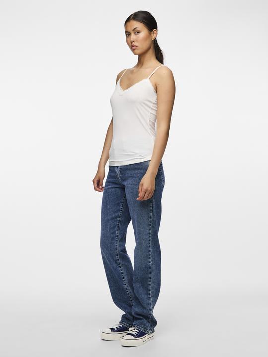 Actual product image Pieces Lace Strappy Top (XL)