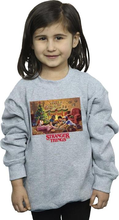 Actual product image Netflix Girls Stranger Things Christmas Gathering Sweatshirt (140, 146)