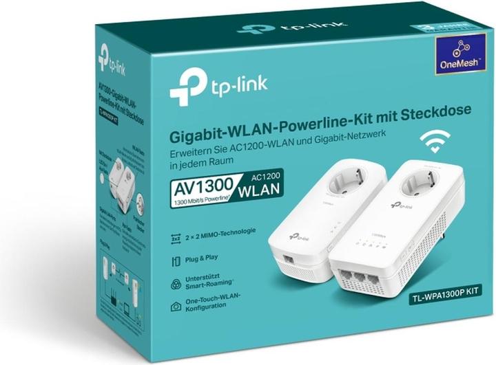 Actual product image TP-Link Powerline TL-WPA1300P KitDE (1300 Mbit/s)