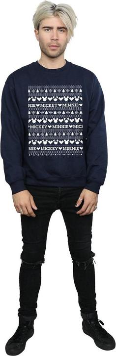 Image du produit Disney - Sweat MICKEY AND MINNIE CHRISTMAS FAIR ISLE - Homme (M)