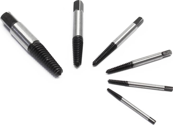 Produktbild XPOtool 6-tlg Ausdreher Satz 3-25mm Schrauben Bolzen M3–M25 Linksausdreher Set