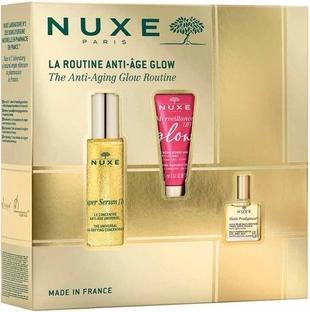 Produktbild Nuxe Anti-Aging Glow Routine Set - Enthält Super Serum 10 Veganes Anti-Aging Tag & Nacht Serum für Fa