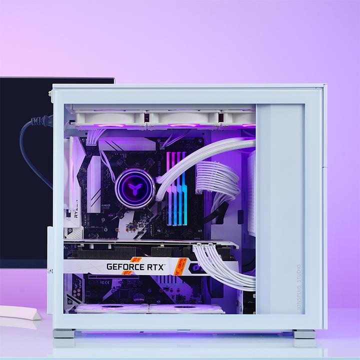 Produktbild Jonsbo D41 MESH White (mATX, DTX, Mini-ITX, ATX)