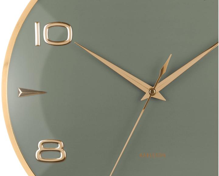 Actual product image Karlsson Wall clock Sienna Glow Jungle green (40.60 cm)