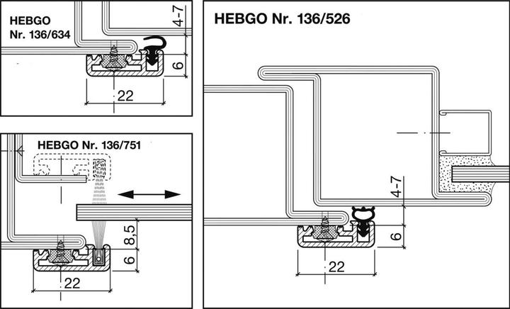 Image du produit Hebgo Profilés de maintien 136