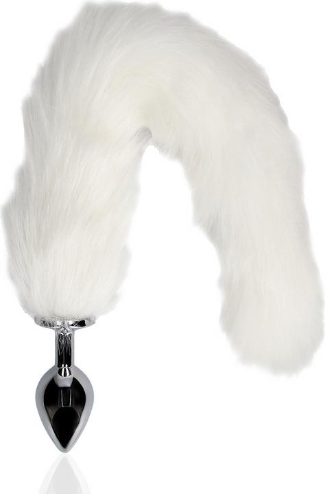 Actual product image Ouch! Fox Tail with Metal Butt Plug