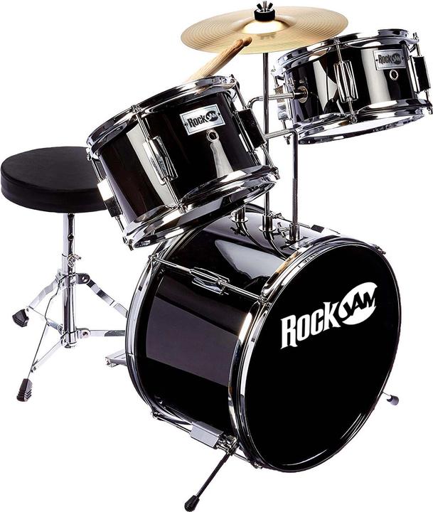 Actual product image PDT RJ 3 Piece Junior Drum Kit - Black