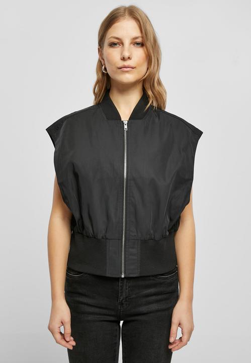 Actual product image Urban Classics Ladies Recycled Short Bomber Vest (S)