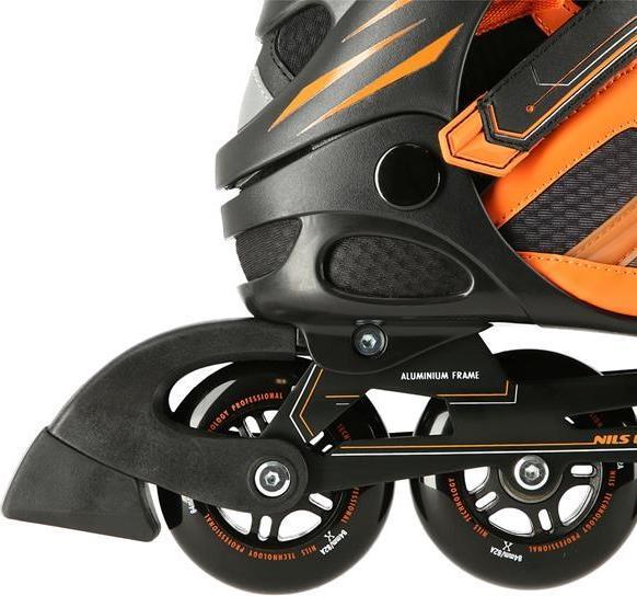 Produktbild Nils NA14112 Schwarz-Orange GRÖSSE 44 INLINE-SKATES EXTREME (44)