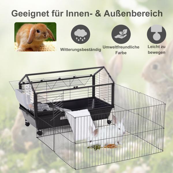 Produktbild PawHut Meerschweinkäfig mit Freigehege