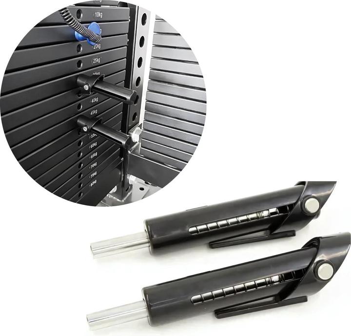 Hermex Weight-Stack-Pin Drop-Set-Pin Gewichtsstift Gewichts-Pin - 2 Stück