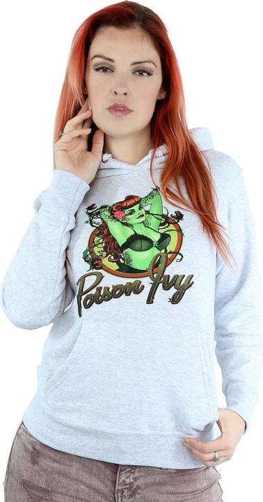 Actual product image Universal Textiles Womens/Ladies Poison Ivy Badge Heather Hoodie (XXL)
