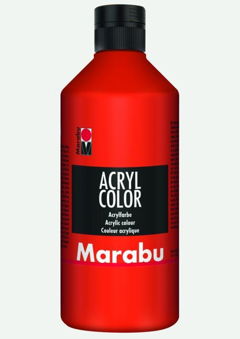 Actual product image Marabu Acrylic Color (Red, 500 ml)