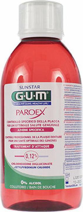 Immagine prodotto GUM SUNSTAR PAROEX Mundspülung 0.12 % chlorhexidine (300 ml, Collutorio)