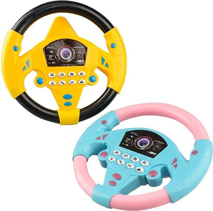 Immagine prodotto Activity Board Giocattolo di simulazione del volante musicale Co-Pilot, giocattolo per bambini per la prima