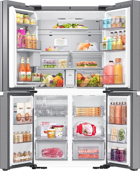 Image du produit Samsung RF65DG9H0ESREF, French Door (acier inoxydable, Family Hub, Cool Select+, Beverage Center) (636 l)
