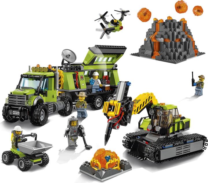 Immagine prodotto LEGO Stazione di ricerca sul vulcano della città (60124, LEGO City)