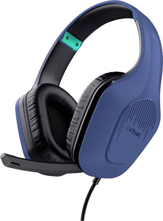 Image du produit Trust GXT415B CASQUE ZIROX - BLEU (Filaire)
