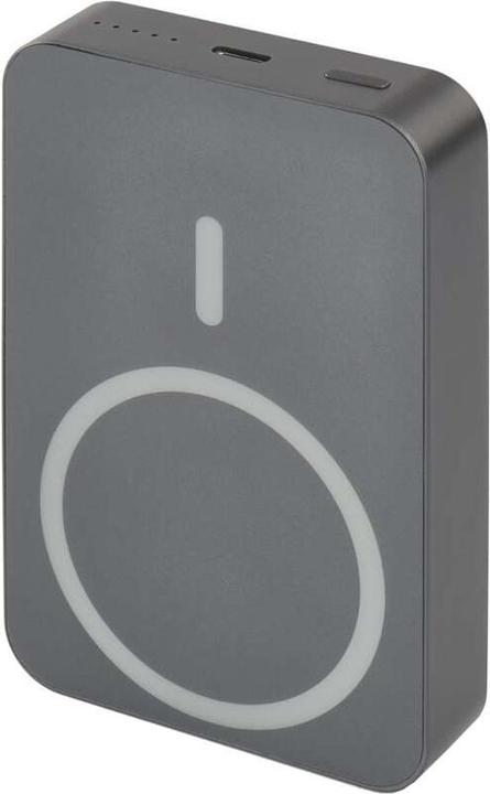 Immagine prodotto Emos Powerbank WI 1046, 10 000 mAh, 20 W+Wireless, grigio (10000 mAh, 20 W, 38.50 Wh)