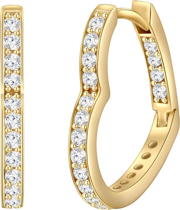 Image du produit Rafaela Donata Femme coeur argent sterling zirconium or jaune - 30460 (Argent Sterling)